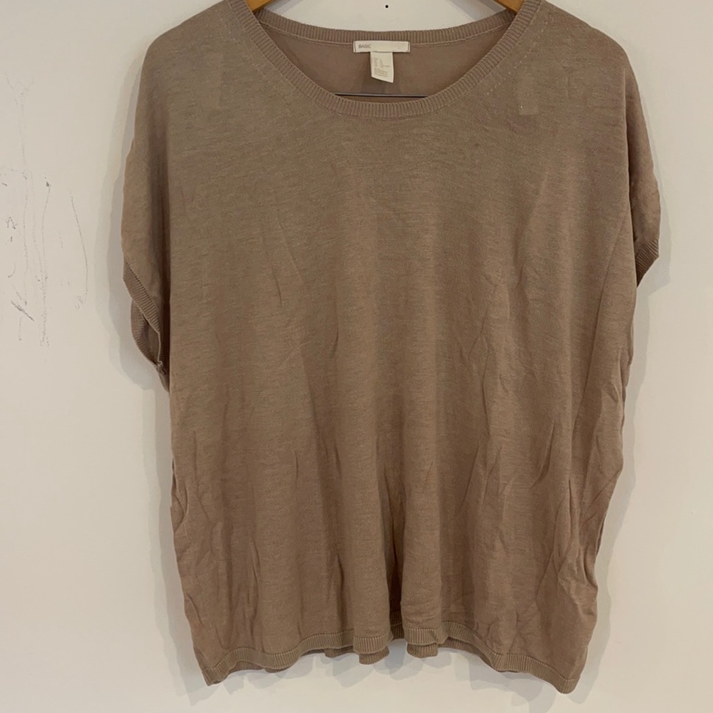 H&M fine knit sleeveless T-shirt
